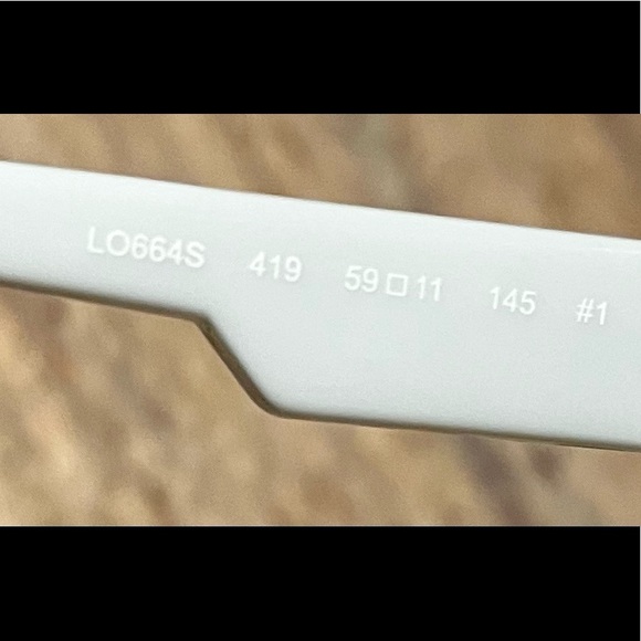 Longchamp sunglasses w/ case & cleaning cloth LO664S - Picture 8 of 16